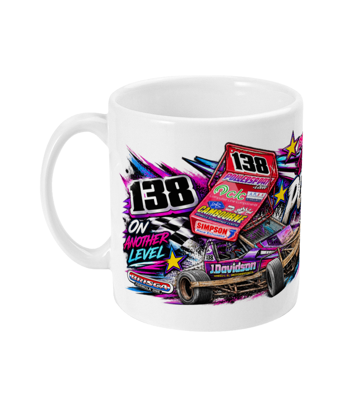 138 Dave Polley Brisca F1 mug – left view