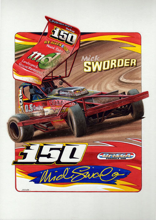 Brisca F1 #150 Mick Sworder Serious Print