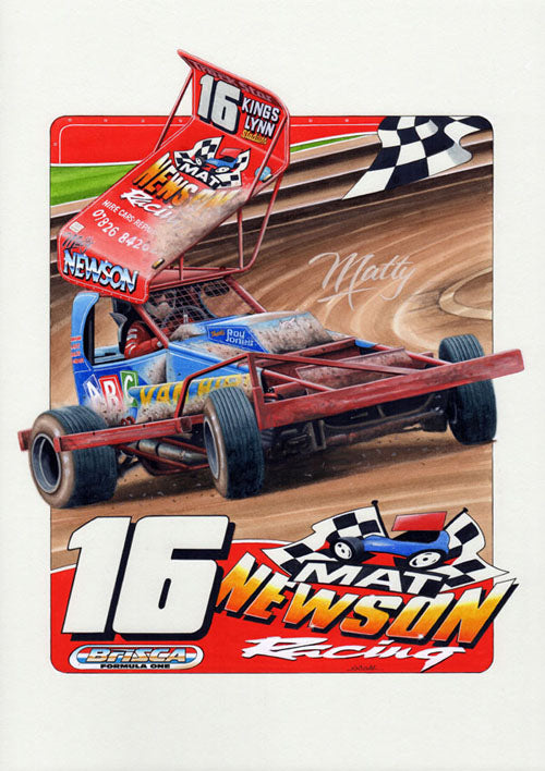 Brisca F1 #16 Matt Newson Serious Print