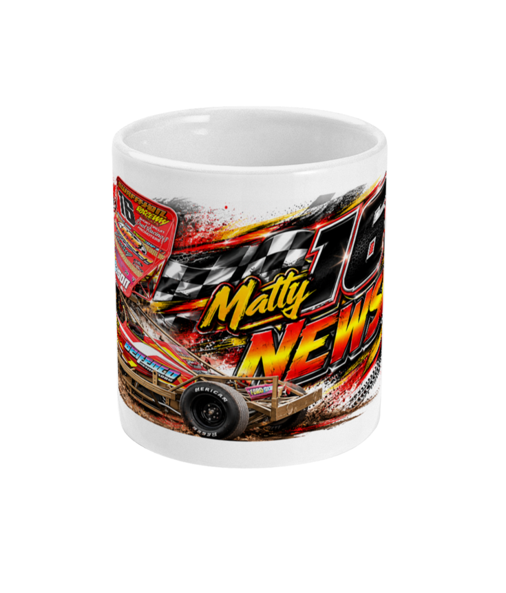 16 Mat Newson Brisca F1 mug – front view