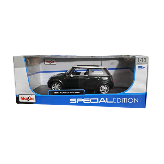 Special Edition Green Mini Cooper Collectable Car 1/18 Scale