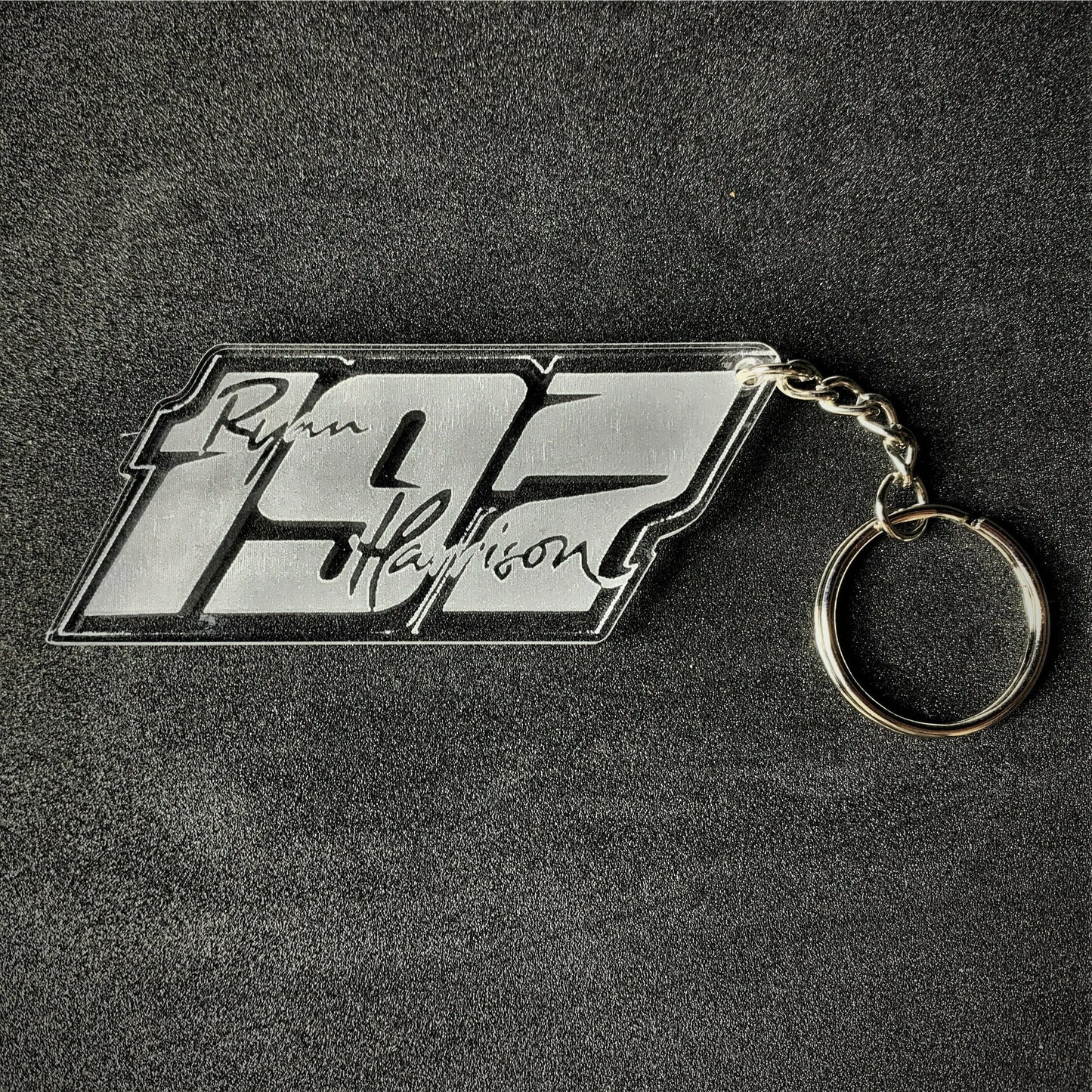 #197 Ryan Harrison Key Ring - Key Ring - Stock Car & Banger Toy Tracks