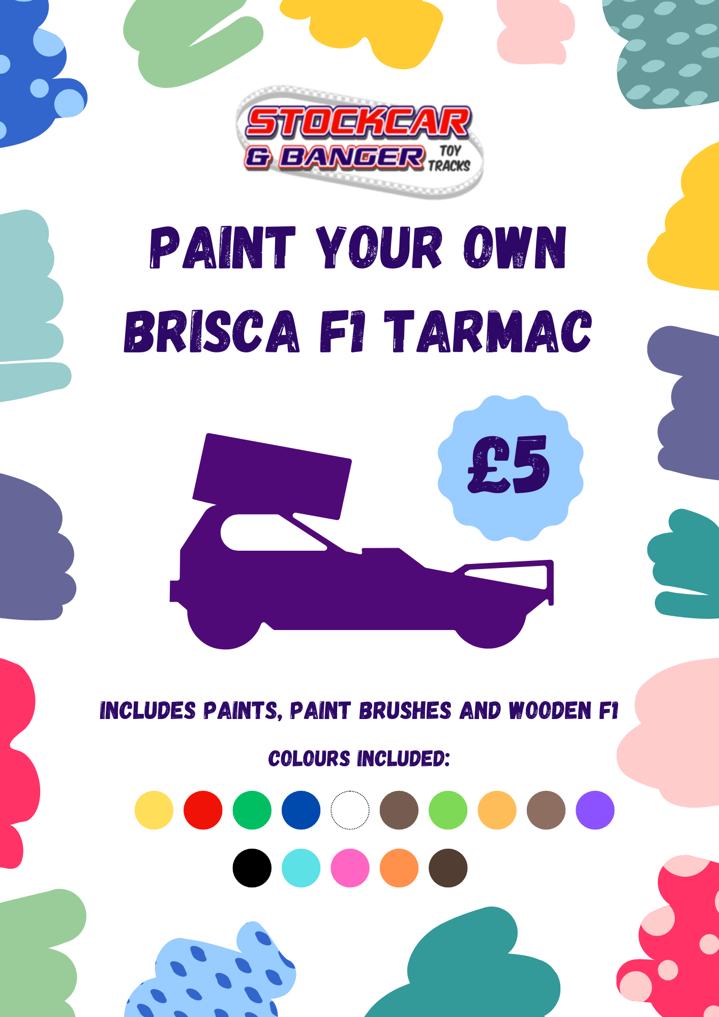 Paint Your Own Brisca F1 Tarmac Kit