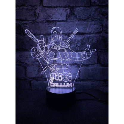 Deadpool LED Lamp Night Light