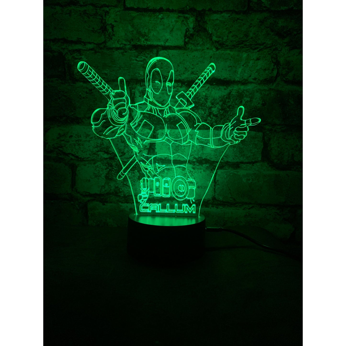 Deadpool LED Lamp Night Light