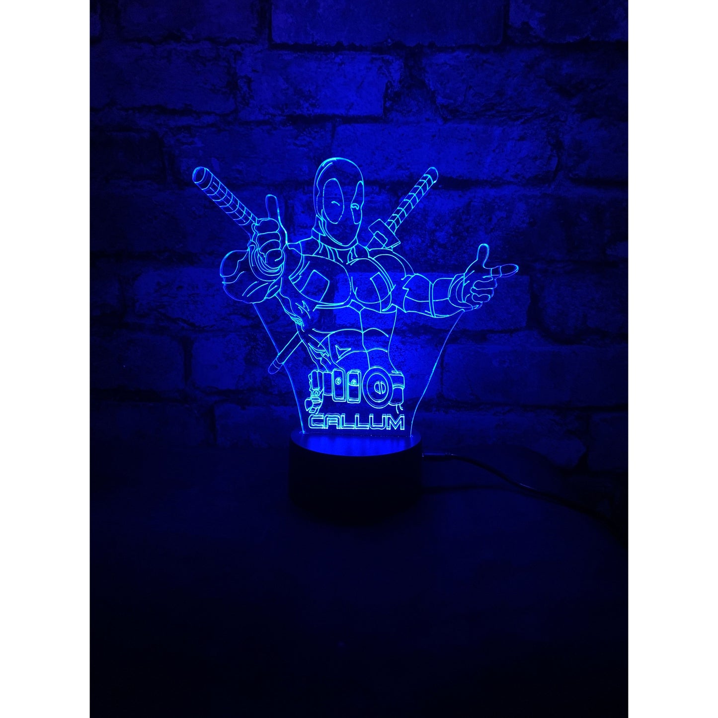 Deadpool LED Lamp Night Light