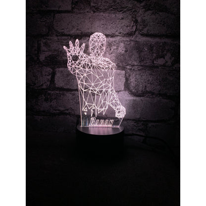 Ironman LED Lamp Night Light