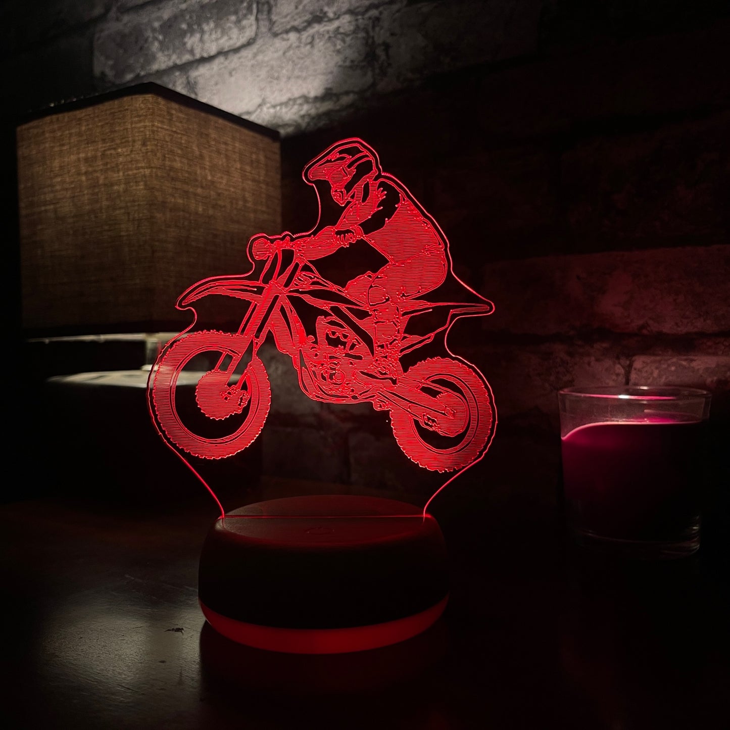 Motocross Bike LED Lamp Night Light