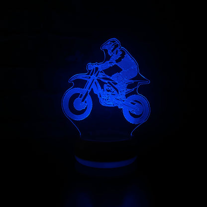 Motocross Bike LED Lamp Night Light