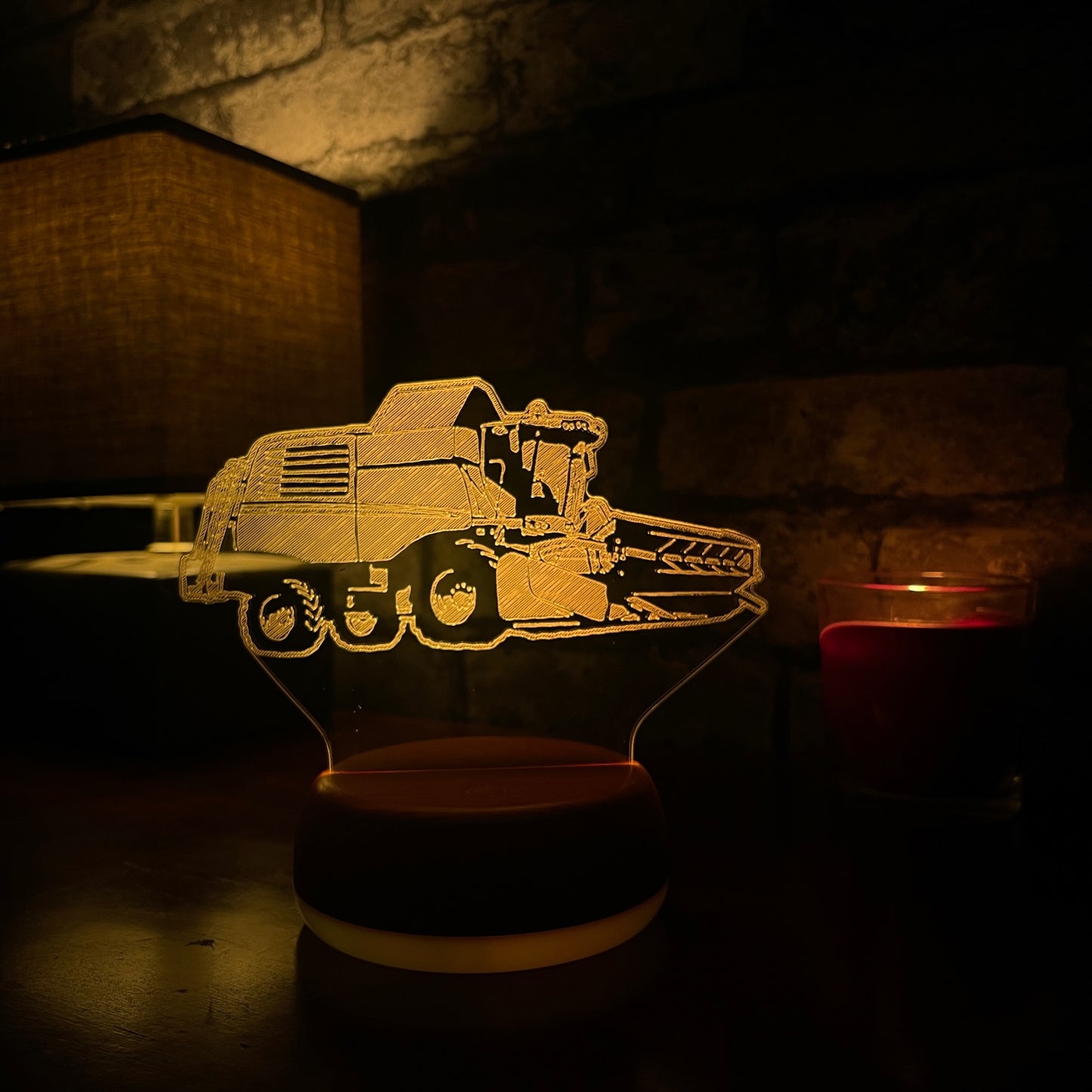 Combine Harvester LED Lamp Night Light