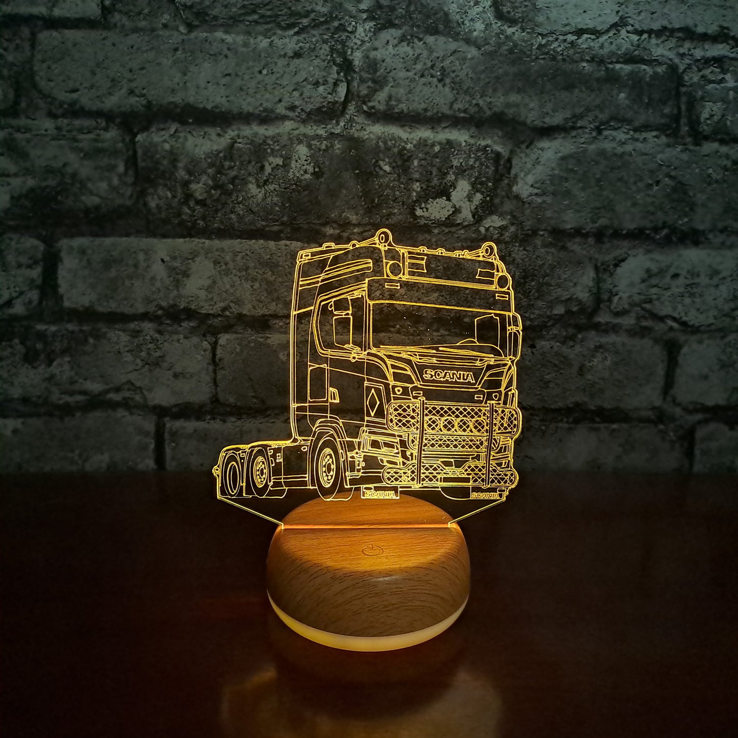 Scania Lorry LED Lamp Night Light