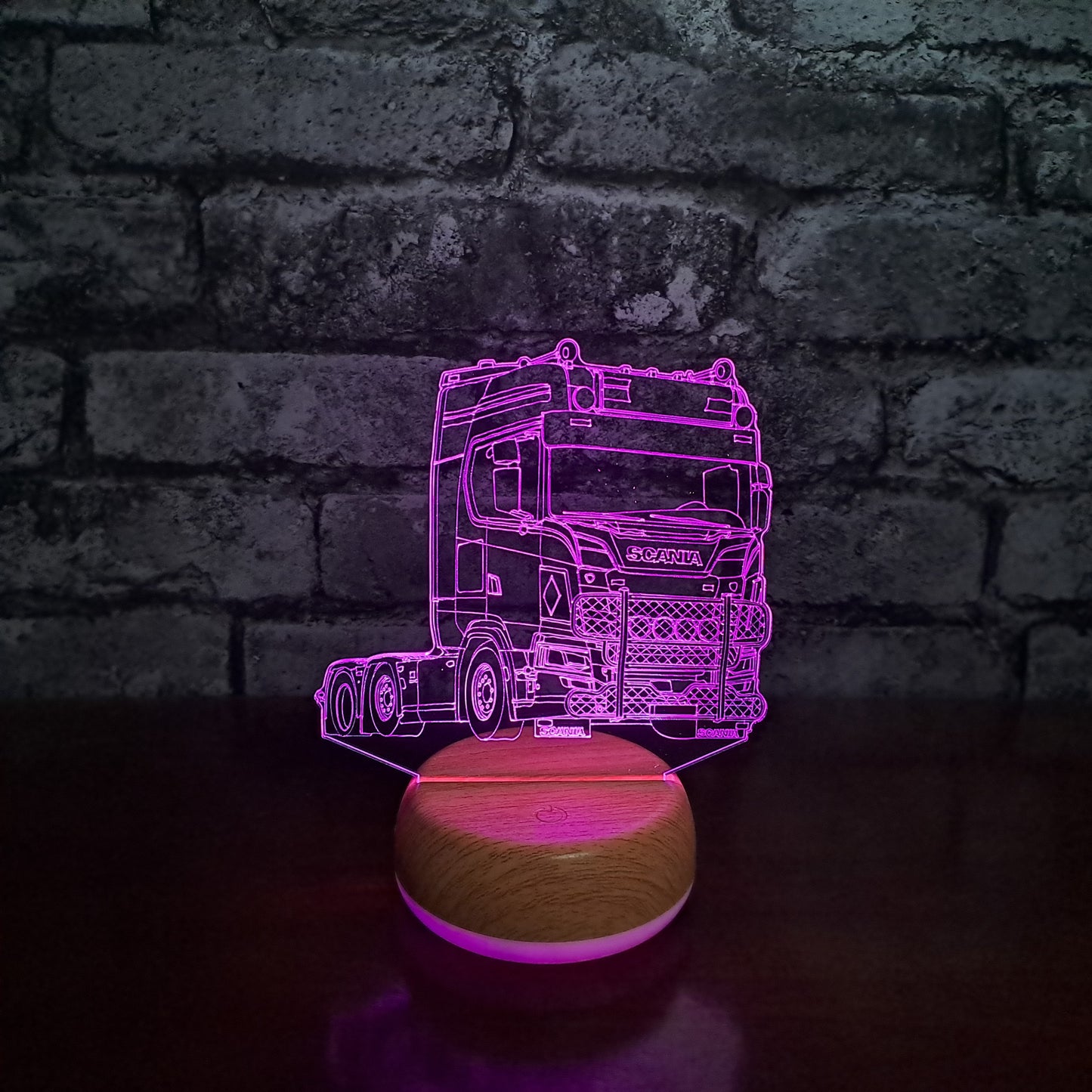 Scania Lorry LED Lamp Night Light