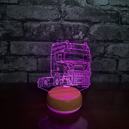 Scania Lorry LED Lamp Night Light