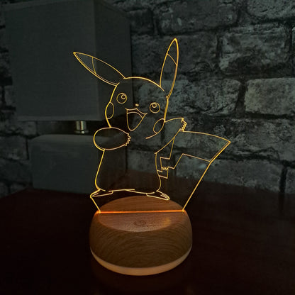 Pikachu LED Lamp Night Light