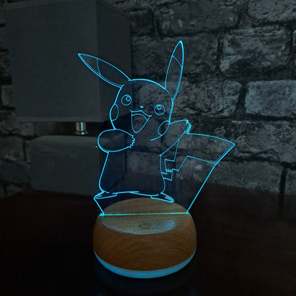 Pikachu LED Lamp Night Light