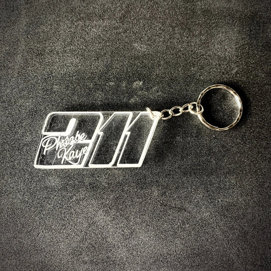 #211 Pheobe Wainman Key Ring - Key Ring - Stock Car & Banger Toy Tracks