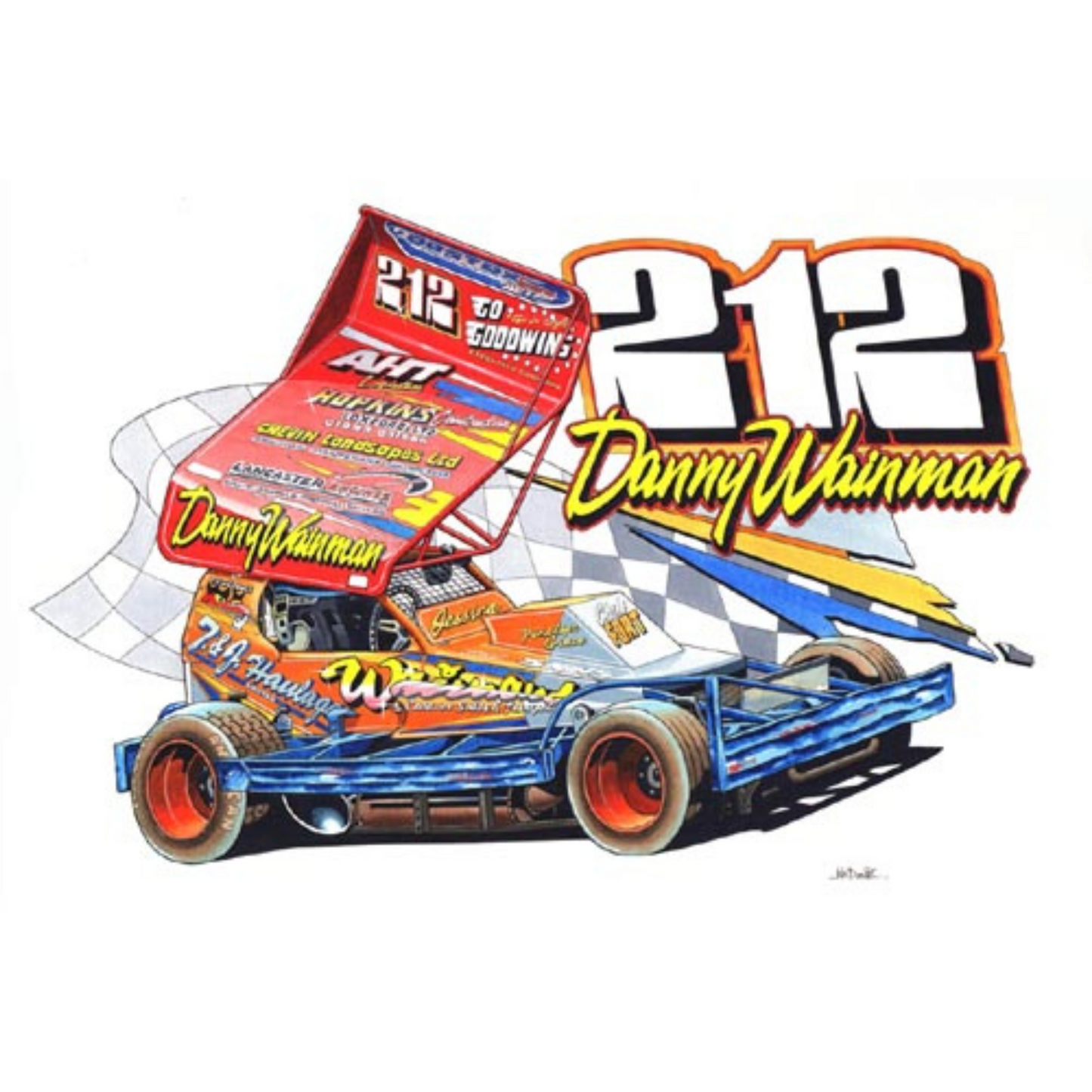 Brisca F1 Sticker #212 Danny Wainman