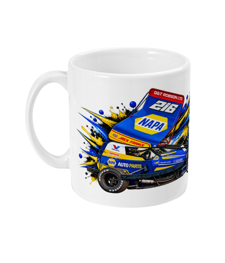 216 Jack France Brisca F1 mug – left view