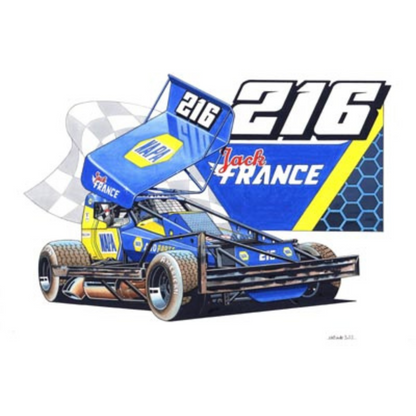 Brisca F1-sticker #216 Jack Frankrijk 