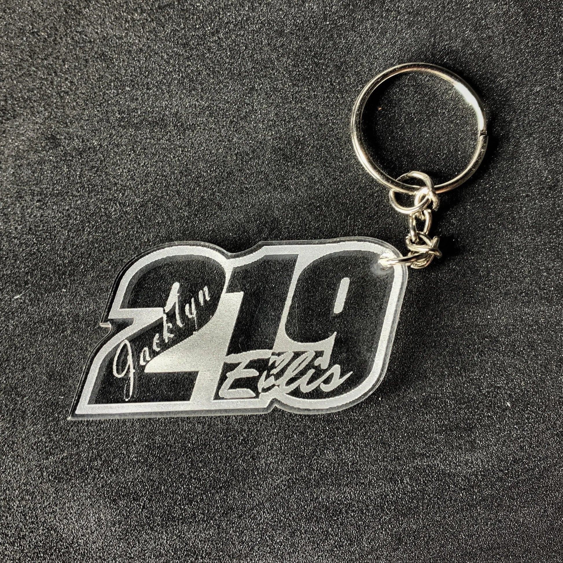 #219 Jacklyn Ellis Key Ring - Key Ring - Stock Car & Banger Toy Tracks