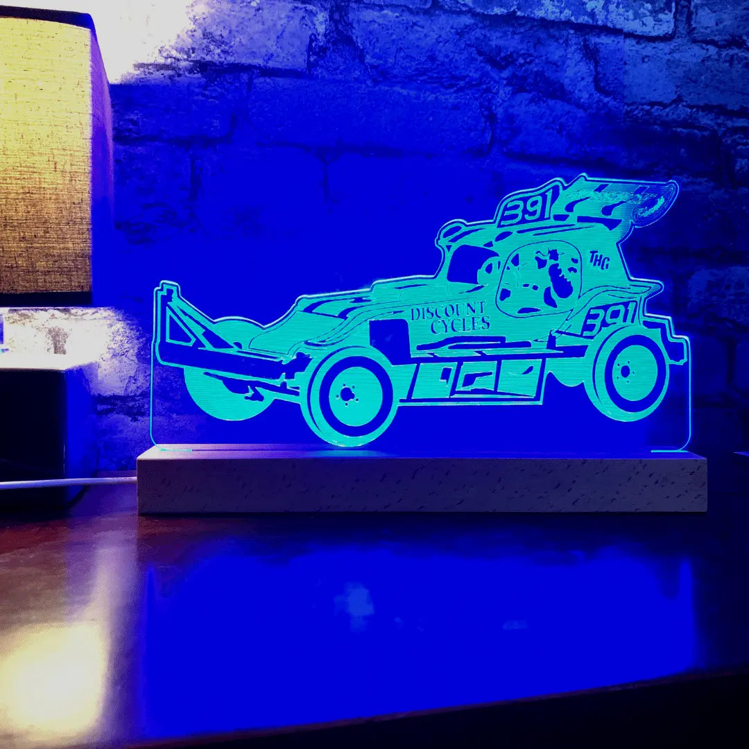 #391 Stu Smith Dodo - 'Supersmith' Night Light - Night Light - Stock Car & Banger Toy Tracks