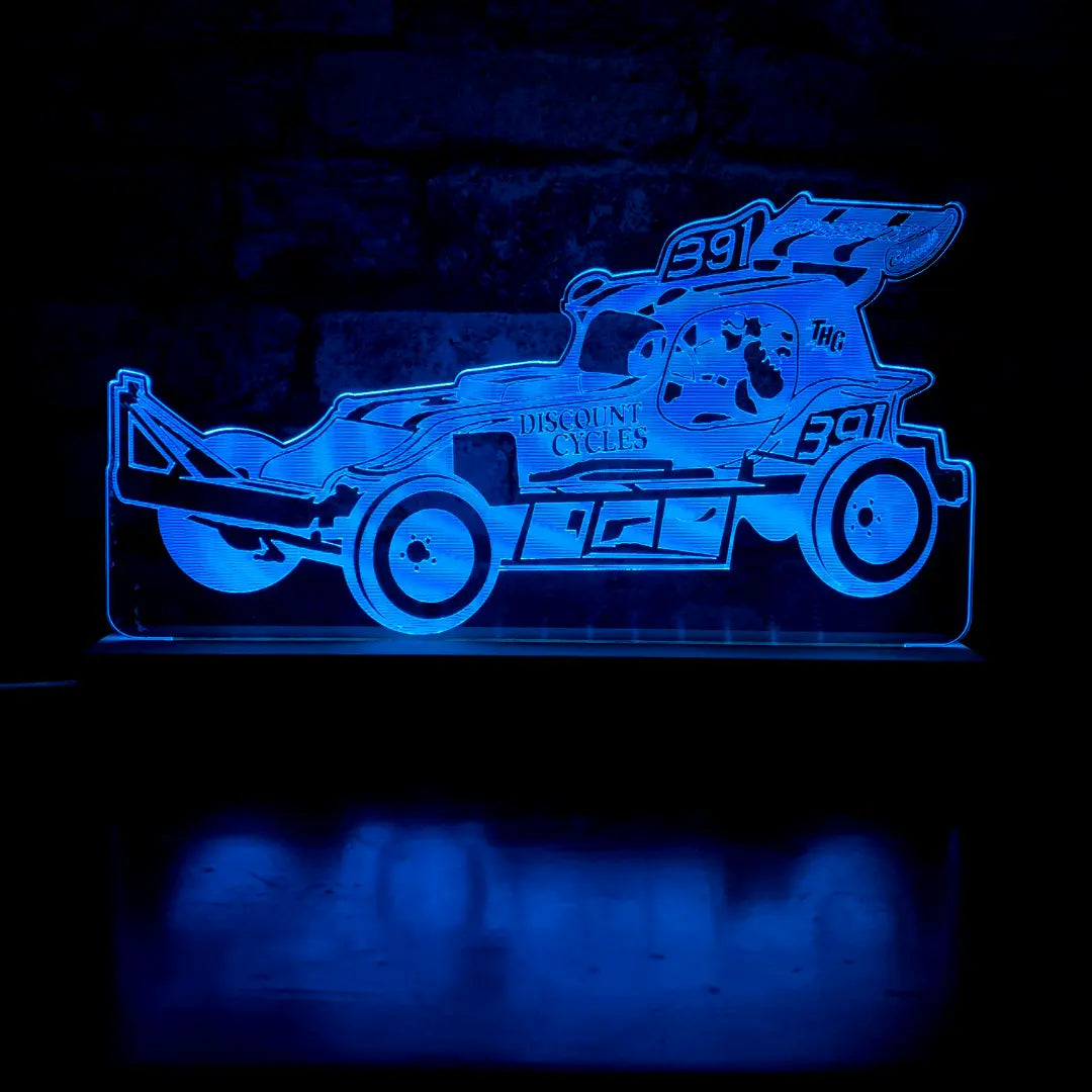 #391 Stu Smith Dodo - 'Supersmith' Night Light - Night Light - Stock Car & Banger Toy Tracks