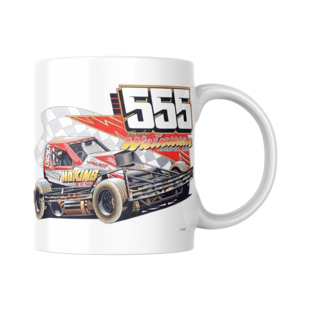 Brisca F1 #555 White Mug