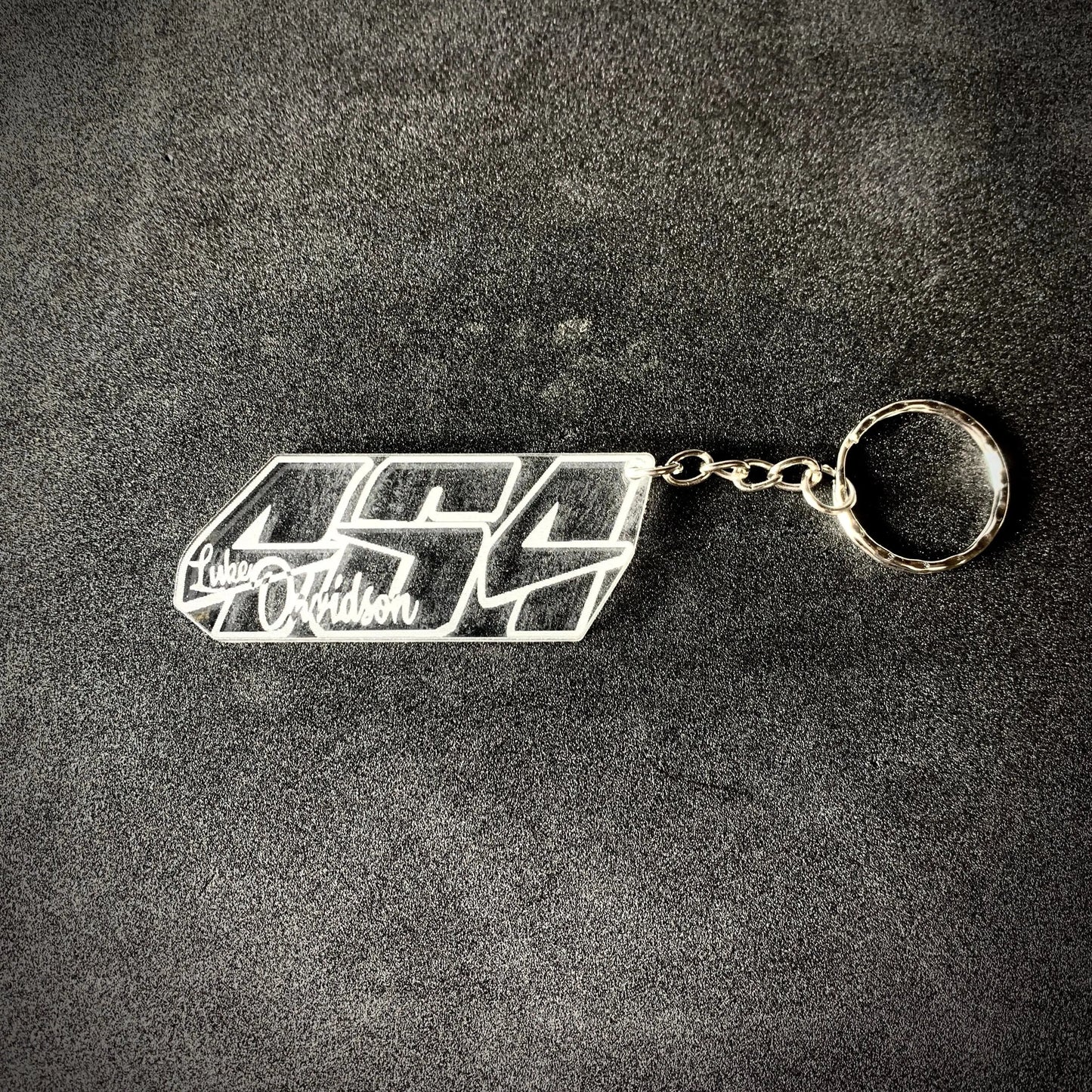 #464 Luke Davidson Key Ring - Key Ring - Stock Car & Banger Toy Tracks