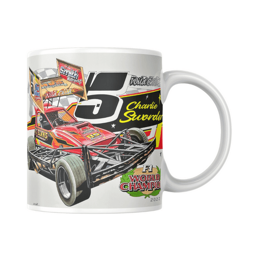 Brisca F1 #5 White Mug