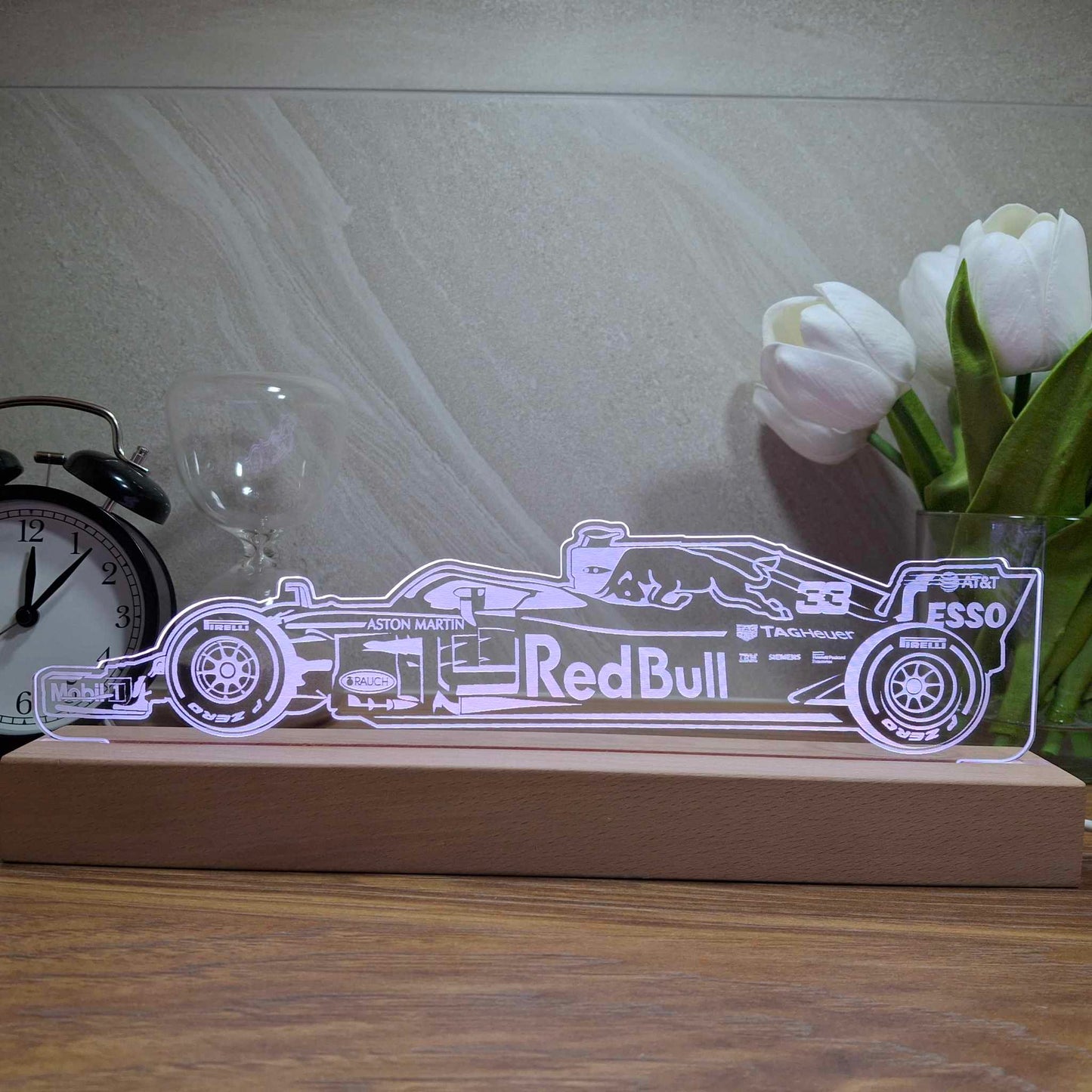 Max Verstappen Red Bull LED Lamp Night Light