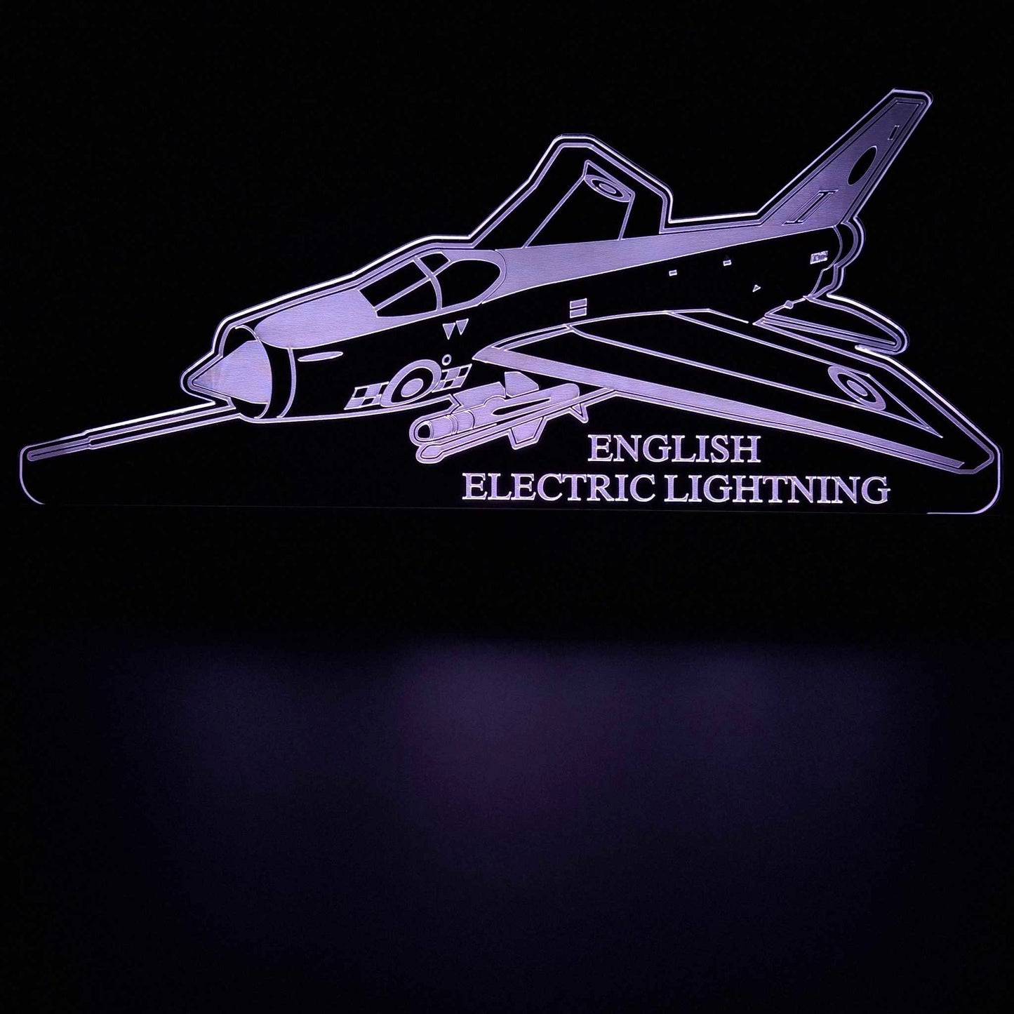 Engels Elektrische Bliksem Vliegtuig LED Lamp Nachtlampje