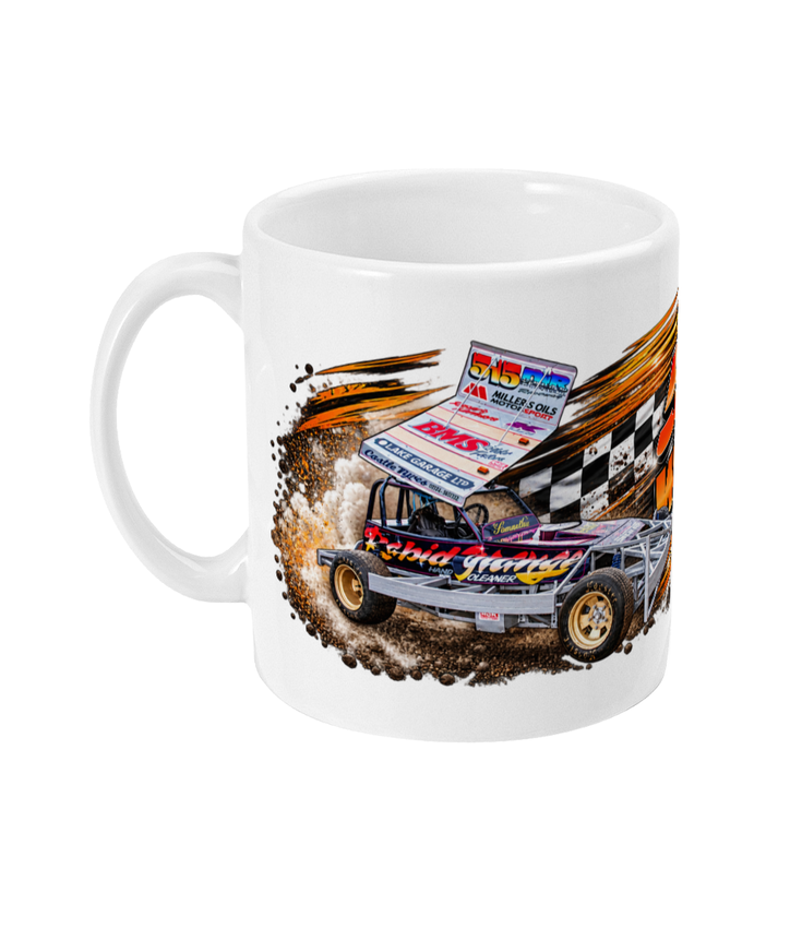515 Frankie Wainman Jr Brisca F1 mug – left view