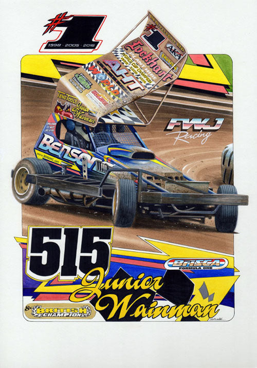 Brisca F1 #515 FWJ Serious Print