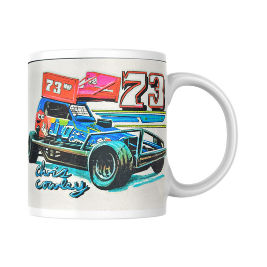 Brisca F1 #73 White Mug