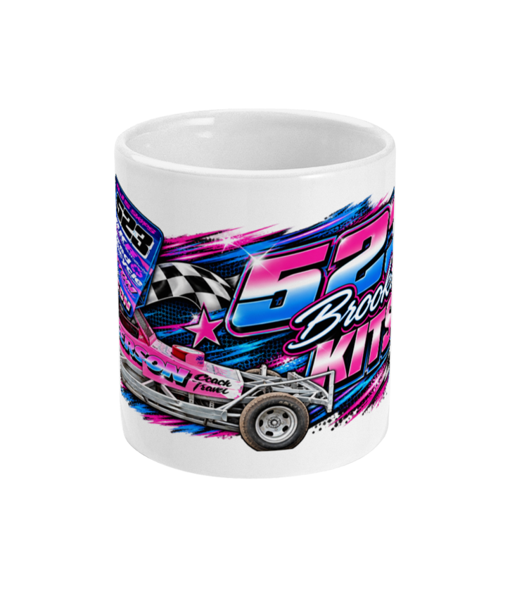523 Brooke Kitson Brisca F1 mug – front view