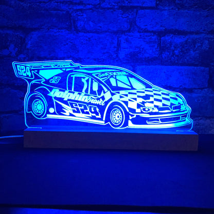 #524 Perry Cooke National Hot Rod Night Light  Night Light Stock Car & Banger Toy Tracks