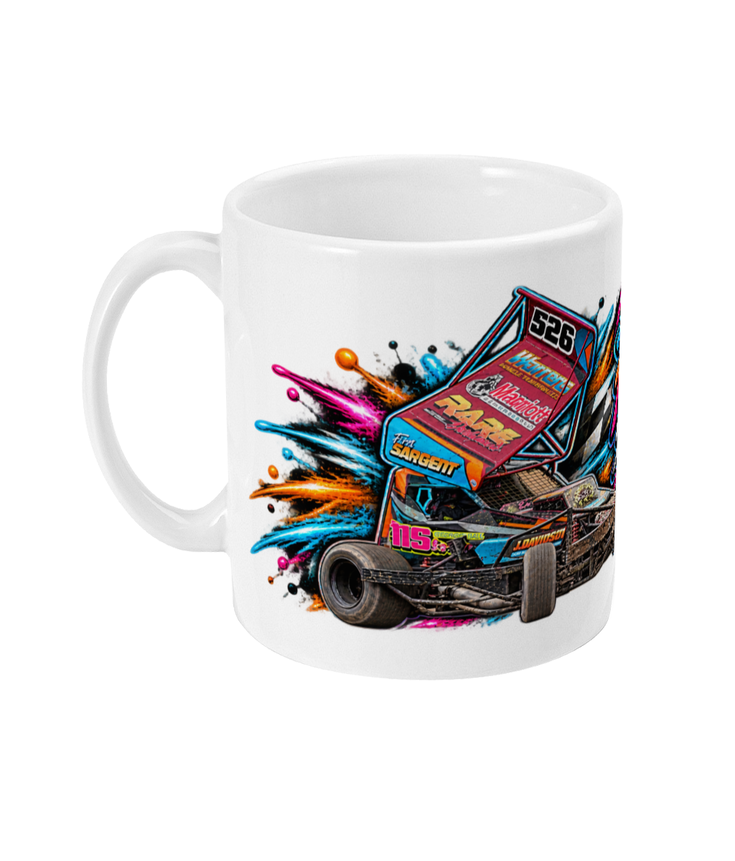 526 Finn Sargeant Brisca F1 mug – left view