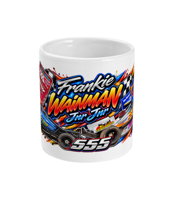 555 Frankie Wainman Jnr Jnr Brisca F1 mug – front view