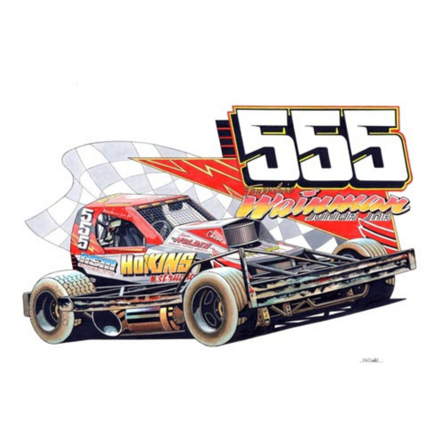 Brisca F1 Sticker #555 Frankie Wainman