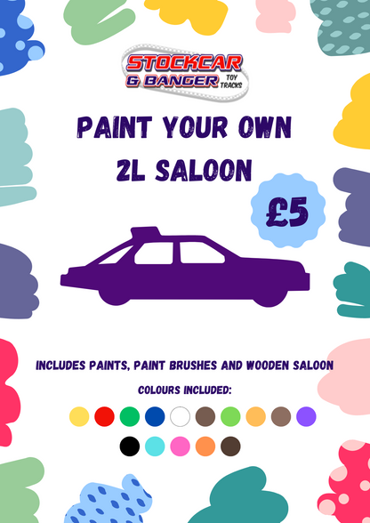 Paint Your Own 2L Saloon Kit