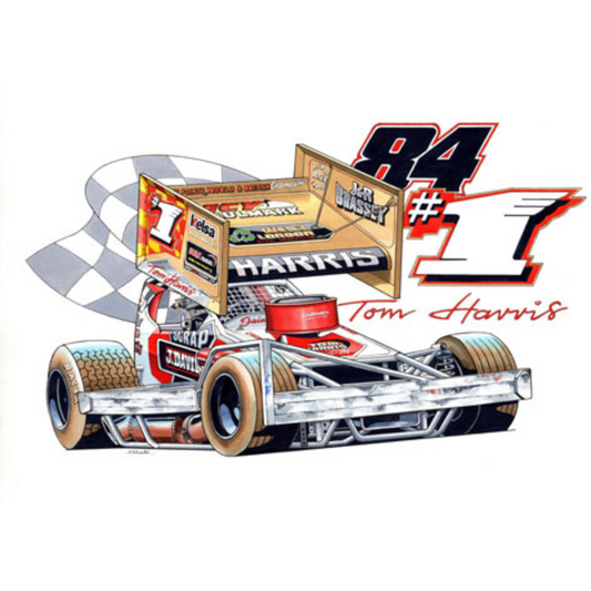 Brisca F1 Sticker #84 #1 Tom Harris