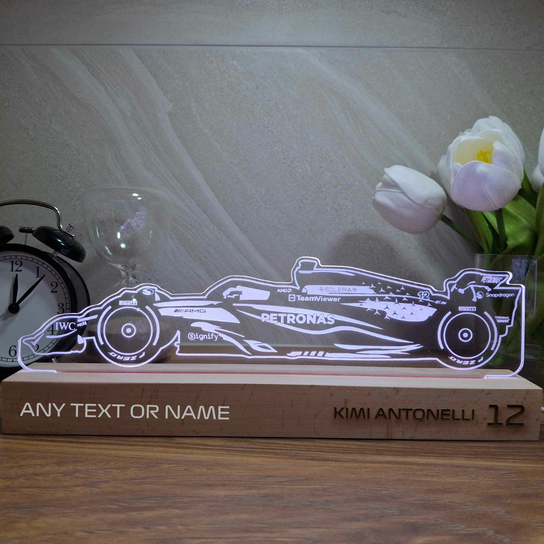 Kimi Antonelli 2025 Mercedes LED Lamp Light