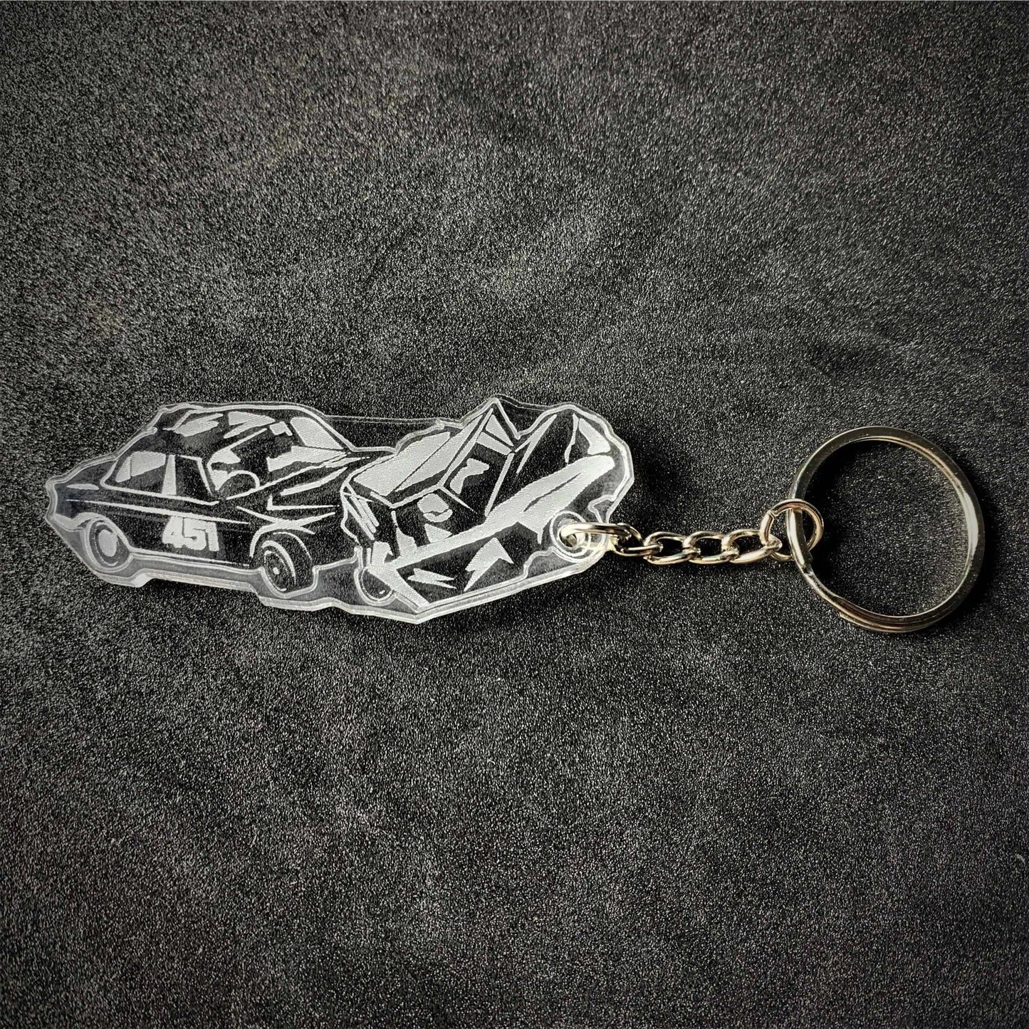 Banger Crash Key Ring - Key Ring - Stock Car & Banger Toy Tracks