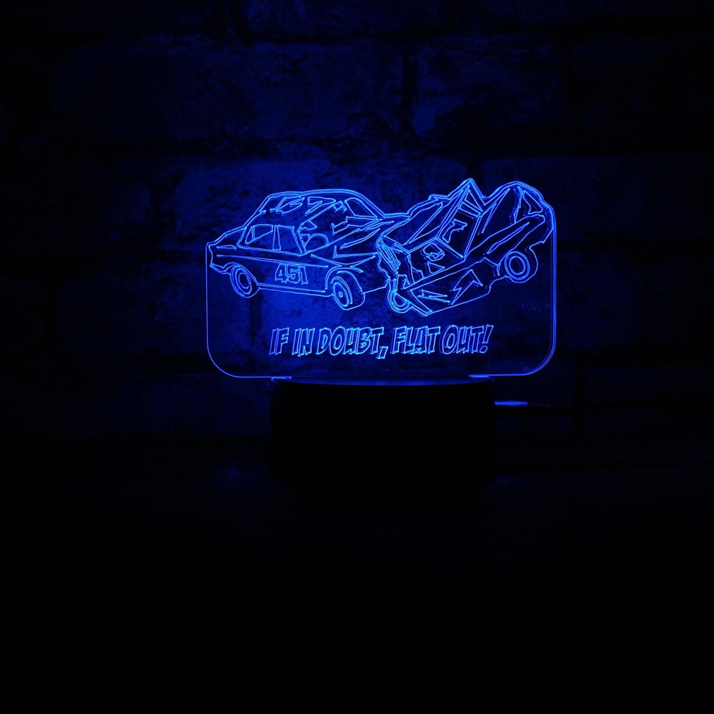 Banger Crash LED Night Light  Night Lights & Ambient Lighting Stock Car & Banger Toy Tracks