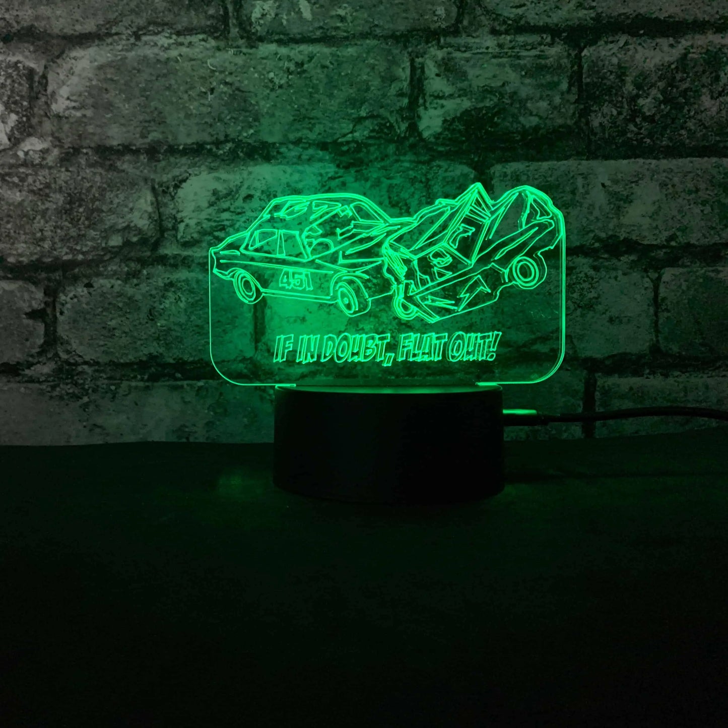 Banger Crash LED Night Light  Night Lights & Ambient Lighting Stock Car & Banger Toy Tracks