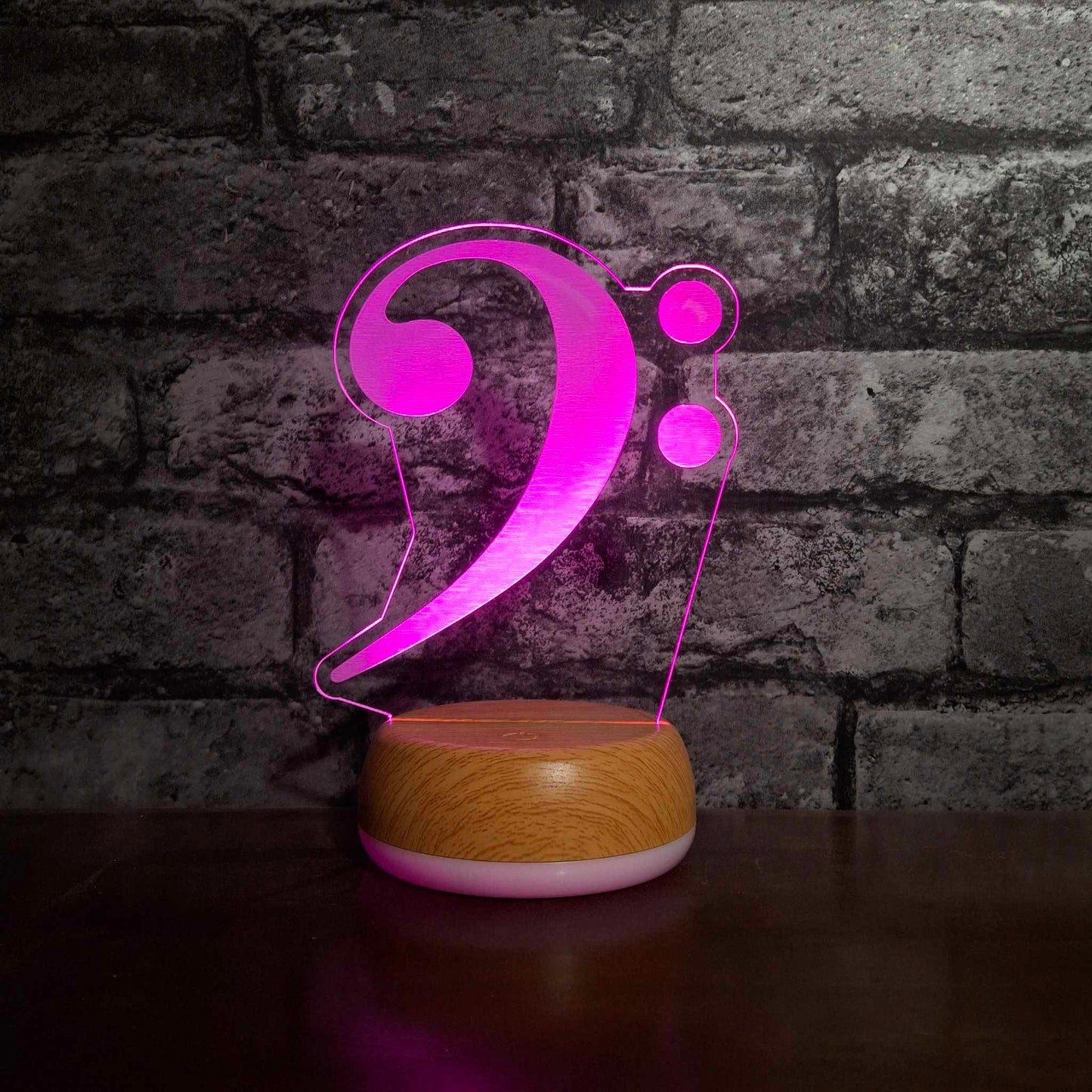 Bass Clef Music LED Lamp Night Light