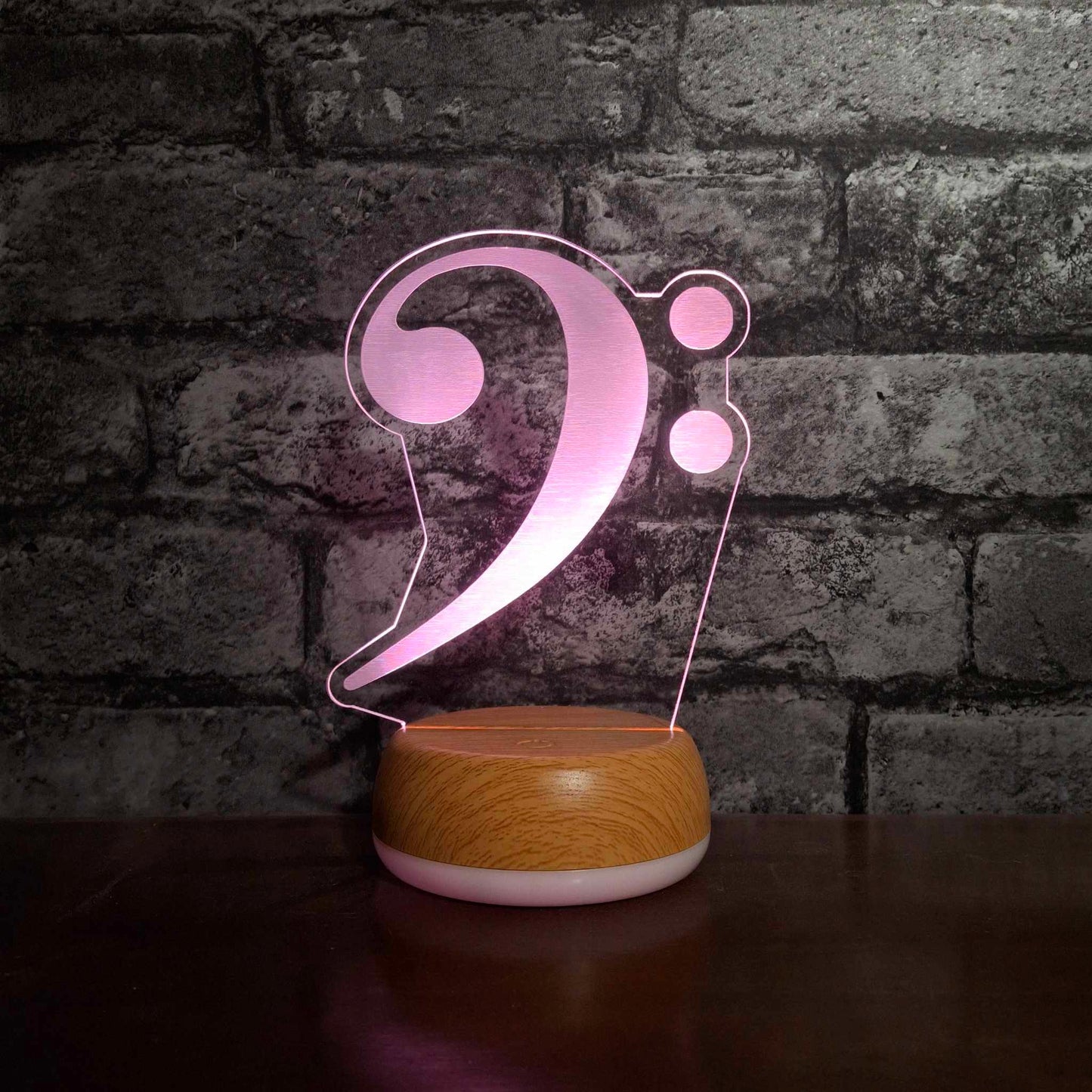 Bass Clef Music LED Lamp Night Light