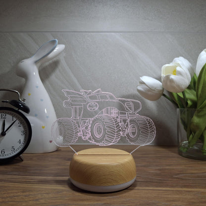 Batman Monster Truck LED Lamp Night Light