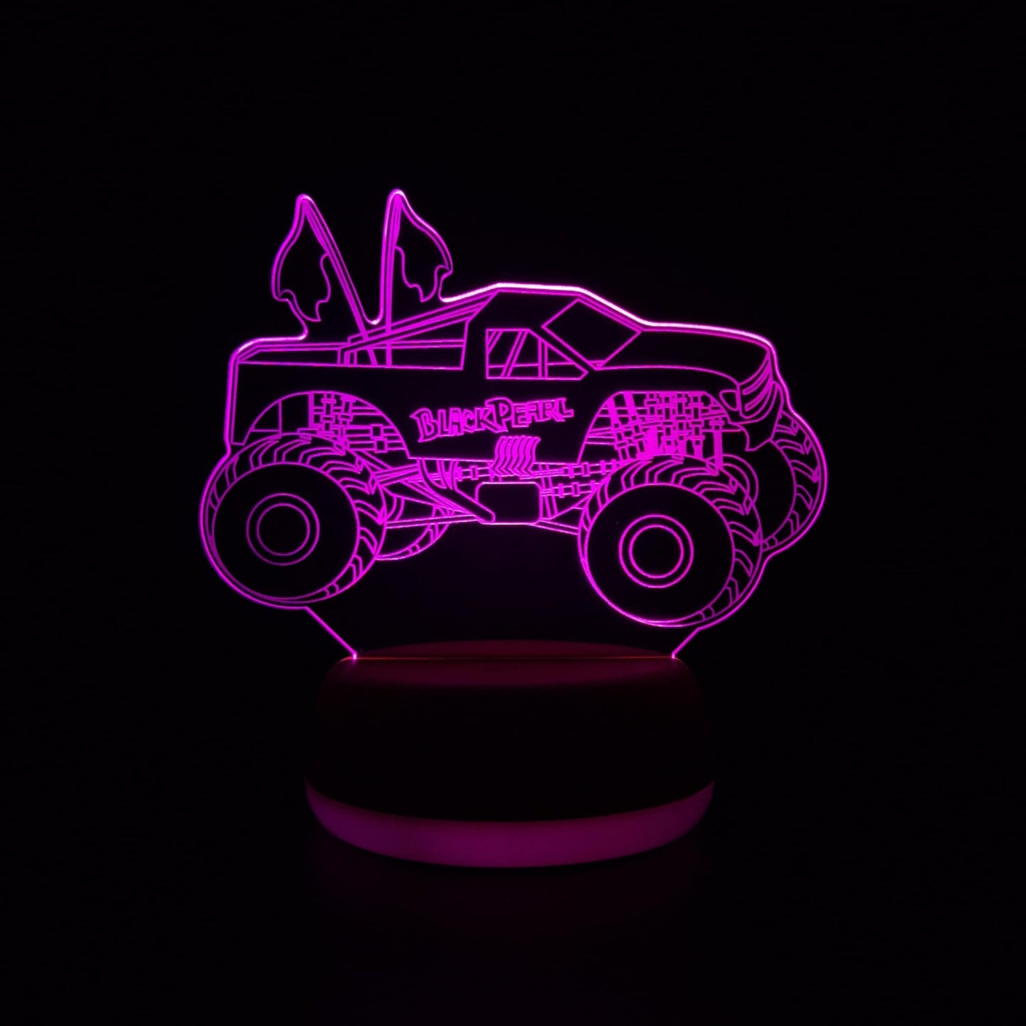 Black Pearl Monster Truck LED Lamp Night Light