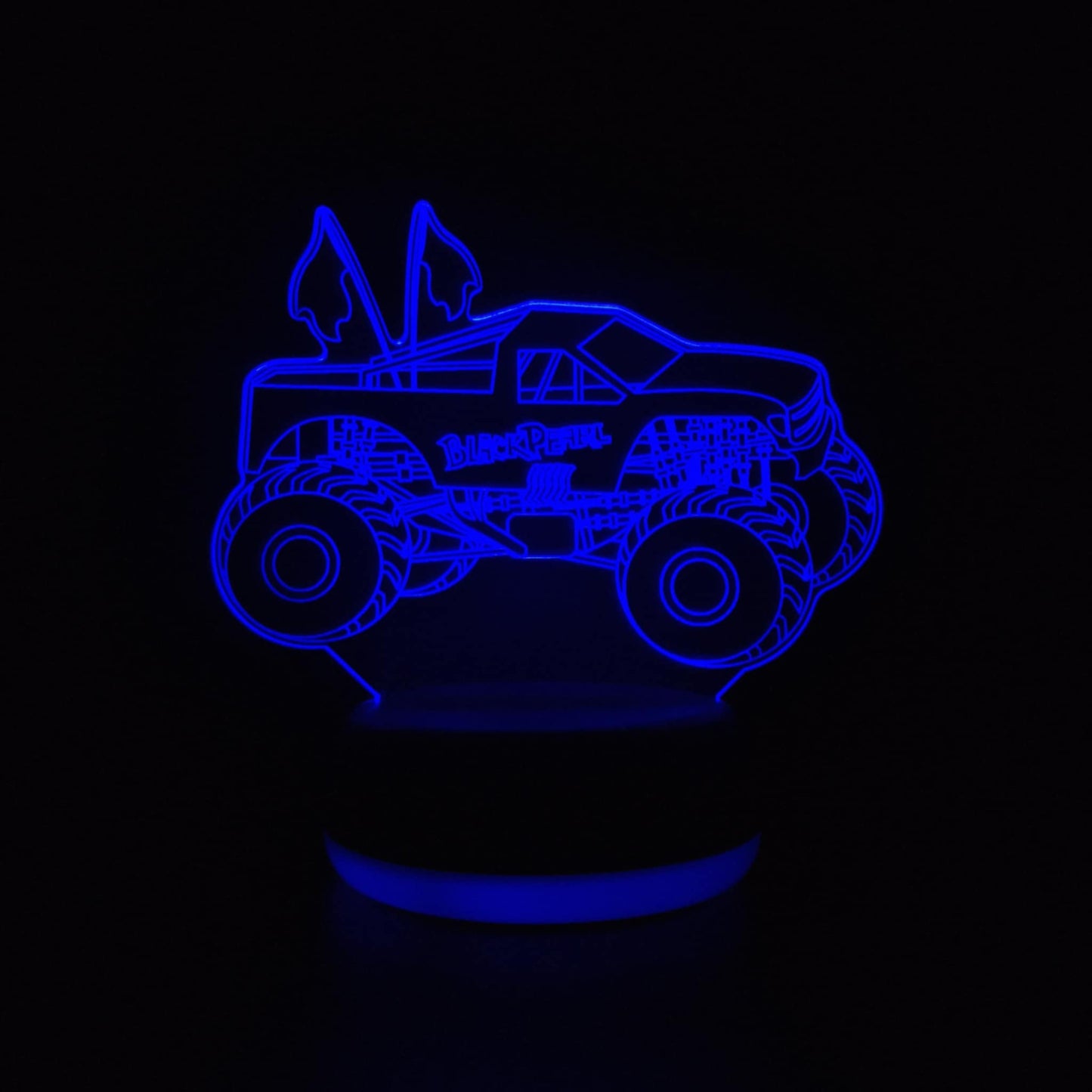 Black Pearl Monster Truck LED Lamp Night Light